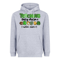 Heather Grey teaching lucky charms Heavyweight Hoodie - MaliasSmallBusiness