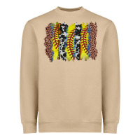 Mushroom softball brushstroke Heavyweight Sweatshirt - Zillion Design Studio