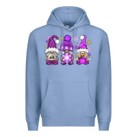 Colony Blue Purple Winter Gnomies Premium Hoodie - BundleAndBundleShop