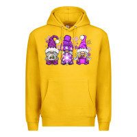 Lemon Purple Winter Gnomies Premium Hoodie - BundleAndBundleShop