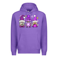 Purple Purple Winter Gnomies Premium Hoodie - BundleAndBundleShop