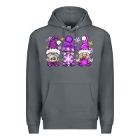 Rock Purple Winter Gnomies Premium Hoodie - BundleAndBundleShop