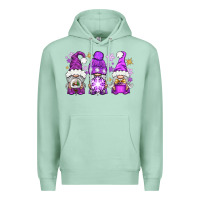 Seafoam Purple Winter Gnomies Premium Hoodie - BundleAndBundleShop