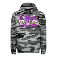 Slate Camo Purple Winter Gnomies Premium Hoodie - BundleAndBundleShop