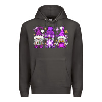 Smoke Purple Winter Gnomies Premium Hoodie - BundleAndBundleShop