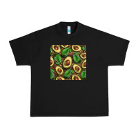 Black avocados with wood and leopard background mug  coaster Urban Heavy Tee - BarkalooDesign