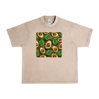 French Oak avocados with wood and leopard background mug  coaster Urban Heavy Tee - BarkalooDesign