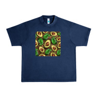 Navy avocados with wood and leopard background mug  coaster Urban Heavy Tee - BarkalooDesign