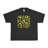 Pigment Black avocados with wood and leopard background mug  coaster Urban Heavy Tee - BarkalooDesign