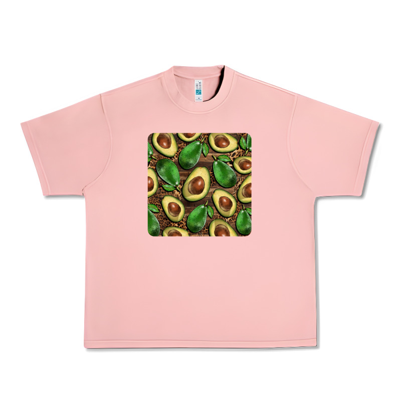 Avocados With Wood And Leopard Background Mug  Coaster Urban Heavy Tee by BarkalooDesign | Teevron