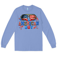 Colony Blue all american boy Long Sleeve Tee - AdoDesignShop