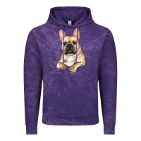 French Bulldog Sitting Vintage Hoodie | Teevron