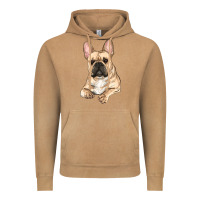 Vintage Camel French bulldog sitting Vintage Hoodie - RanaPortraitStore