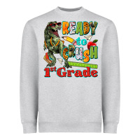 Heather Grey ready to crush first grade Heavyweight Sweatshirt - texasbilliewilder