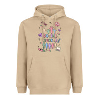Mushroom social worker Heavyweight Hoodie - MaliasSmallBusiness