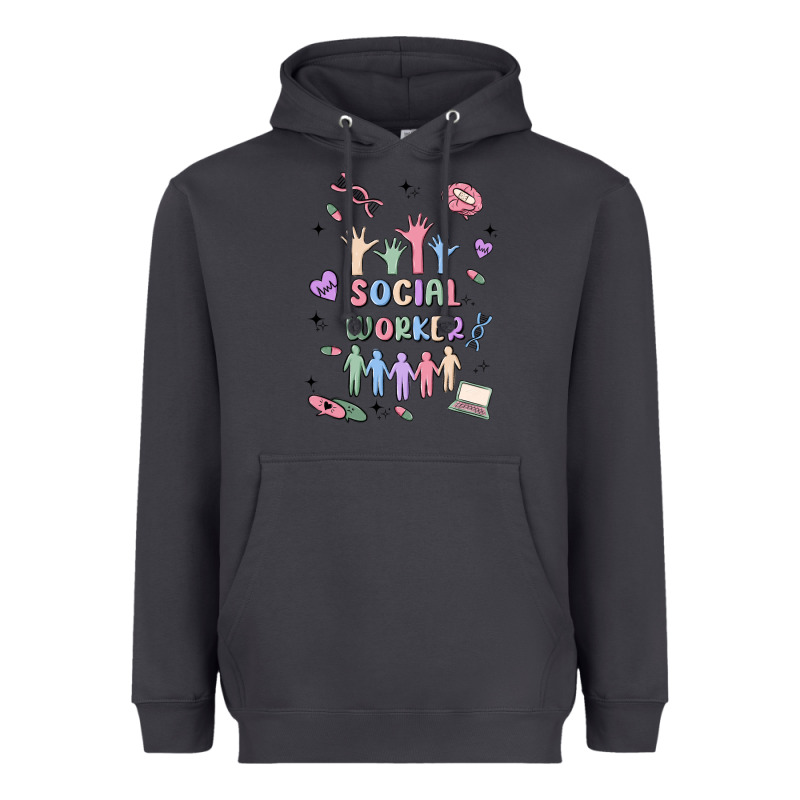 Social Worker Heavyweight Hoodie by MaliasSmallBusiness | Teevron