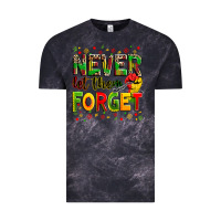 Cloud Black never let them forget Vintage Tee - Zillion Design Studio