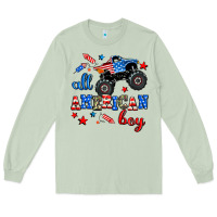Matcha all american boy  monsterr truck Long Sleeve Tee - AdoDesignShop