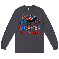 Smoke all american boy  monsterr truck Long Sleeve Tee - AdoDesignShop