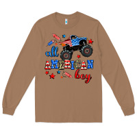 Toasted Coconut all american boy  monsterr truck Long Sleeve Tee - AdoDesignShop