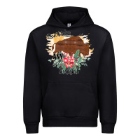 Black Take No Bull Floral Rodeo Urban Hoodie - Bettercallsaul