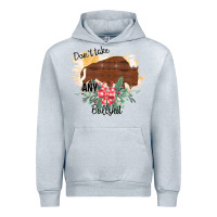 Heather Grey Take No Bull Floral Rodeo Urban Hoodie - Bettercallsaul