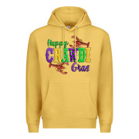 Antique Gold happy mardi gras with lobster Premium Hoodie - AdoDesignShop