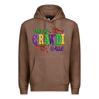 Chestnut happy mardi gras with lobster Premium Hoodie - AdoDesignShop