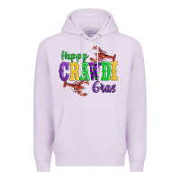 Lilac happy mardi gras with lobster Premium Hoodie - AdoDesignShop