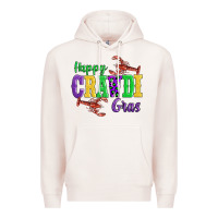 Pale Pink happy mardi gras with lobster Premium Hoodie - AdoDesignShop