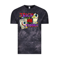Cloud Black Trick or Tequila Vintage Tee - texasbilliewilder