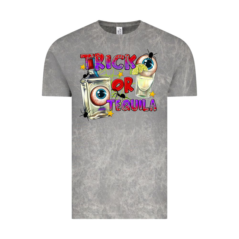 Trick Or Tequila Vintage Tee by texasbilliewilder | Teevron