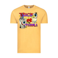 Vintage Mustard Trick or Tequila Vintage Tee - texasbilliewilder