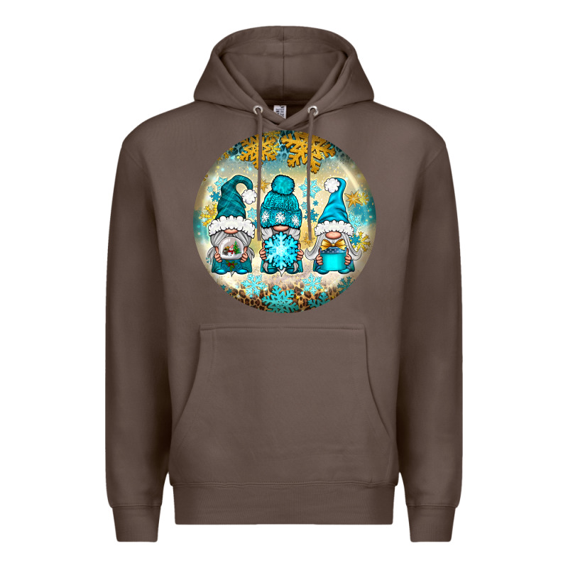 Winter Gnomies Ornament Premium Hoodie by BundleAndBundleShop | Teevron