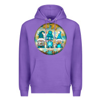 Purple Winter Gnomies Ornament Premium Hoodie - BundleAndBundleShop