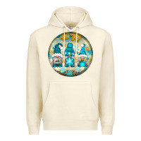 Sandshell Winter Gnomies Ornament Premium Hoodie - BundleAndBundleShop