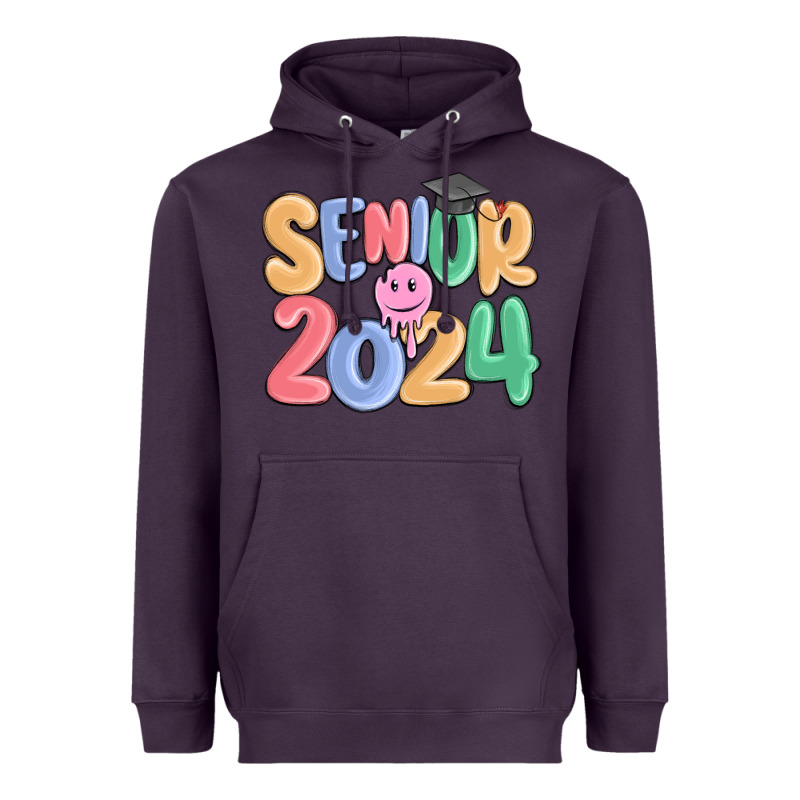 Senior 2024 Heavyweight Hoodie by MaliasSmallBusiness | Teevron