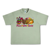 Oil Green peace love tacos Urban Heavy Tee - CTS Tumbler Store