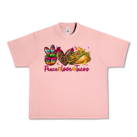 Salmon peace love tacos Urban Heavy Tee - CTS Tumbler Store