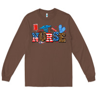 Chestnut usa nurse Long Sleeve Tee - AdoDesignShop
