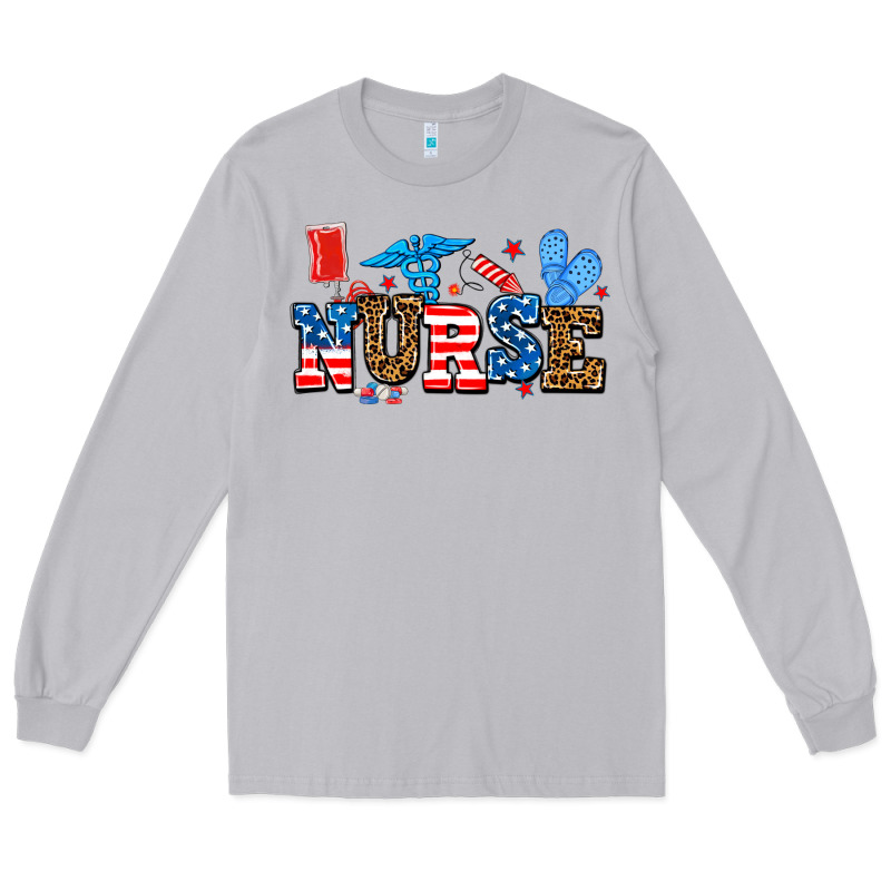 Usa Nurse Long Sleeve Tee by AdoDesignShop | Teevron