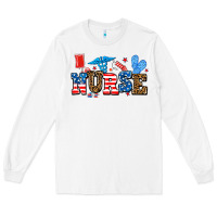 White usa nurse Long Sleeve Tee - AdoDesignShop
