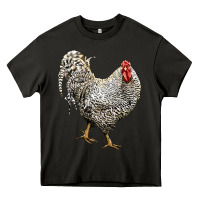 Asphalt dominique rooster Heavy Core Tee - LillyAllenDesigns