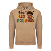 I Am Black History Afro Black Boy Child Juneteenth Vintage Hoodie | Teevron