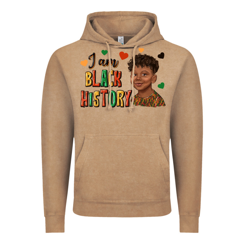 I Am Black History Afro Black Boy Child Juneteenth Vintage Hoodie by texasbilliewilder | Teevron