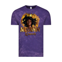 Cloud Purple melanin queen Vintage Tee - Zillion Design Studio