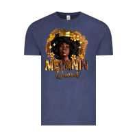 Vintage Denim melanin queen Vintage Tee - Zillion Design Studio