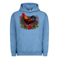 Pigment Pebble Blue Farm Cock Urban Hoodie - Bettercallsaul