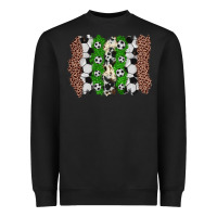 Black soccer brushstroke Heavyweight Sweatshirt - Zillion Design Studio