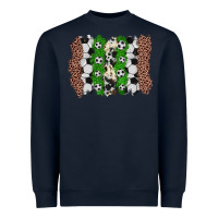 Navy soccer brushstroke Heavyweight Sweatshirt - Zillion Design Studio